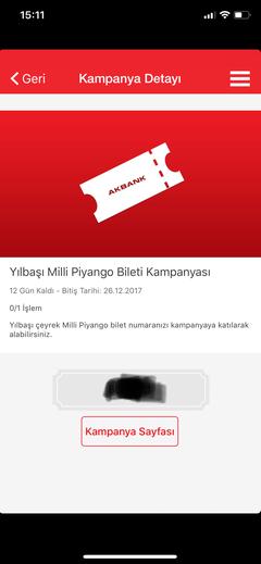 Akbank Mobil Yılbaşı Bileti hediyesi SICAK ==> (KİŞİYE ÖZEL)