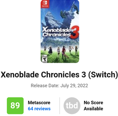 Xenoblade Chronicles 3 [NINTENDO SWITCH] [ANA KONU]