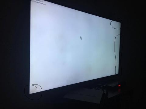 Philips 55PUS6101 Panelde Kararma