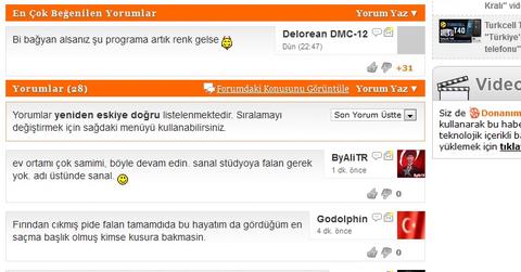 DonanımHaber deki bağyan isteği