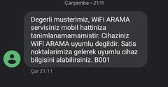 Vodafone VoWiFi Aranmaya ve SMS Almaya Kapalı mı?