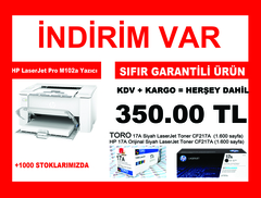 HP LaserJet Pro M102a Yazıcı 