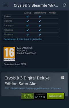 Crysis 3 steama gelmiş??