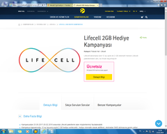 Lifecell Fırsat 5 gb'ın verilmeyen 2 gb interneti