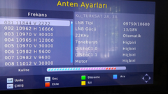  Benjamin Bj-1100 hd Turksat 4A Uydu arama