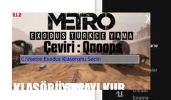 | Qnoops | - Metro Exodus %100 Türkçe Yama - | The Two Colonels & Sam's Story DLC'leri Dahil |
