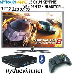  YENİ NESİL 4K SPYbox S9 4K UHD ANDORİD UYDU ALICISI