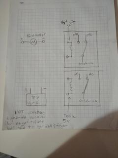 Motoru RF alıcı ile hareket