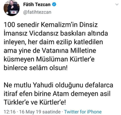 Fatih Tezcan hakim Karşısında Atatürkçü Oldu: Atatürk'e Hakaret Edene Kadar Bana Küfür Edin