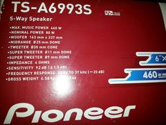  [SATILIK] Pioneer TS-A6993S 460W 80RMS 5WAY [SIFIR KUTU]