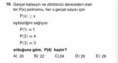 2021 AYTDEN ÇOK KOLAY BİR POLİNOM SORUSU (İLKOKUL ÇOCUKLARI ÇÖZMÜŞ)