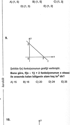  Fonksiyon sorum karekök