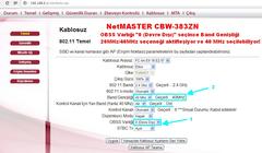  Netmaster CBW-383ZN Teknik Destek Konusu