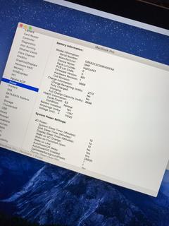 Macbook Pro 2017 | 54 Pil Döngüsü
