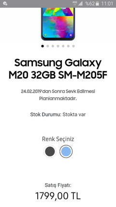 Samsung Galaxy M20