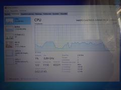 Normalde 3.10 GHz olan bilgisayarım 0.89 u geçmiyor