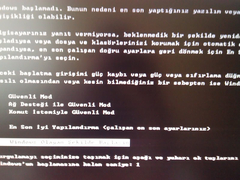  Windows Başlamadı !!