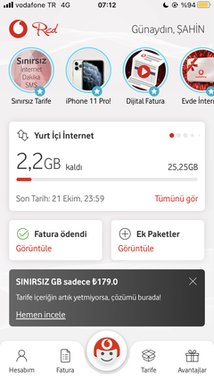 Vodafone Limitsiz Tarifeler! (ANA KONU)