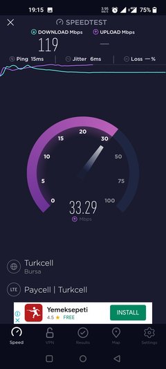 TÜM OPERATÖRLER 4,5G HIZ TESTİ [ANA KONU] 5G YE DOĞRU ADIM ADIM