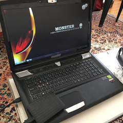 Monster Q63MS 17.3" kusursuz (Cihaz Satılmıştır)