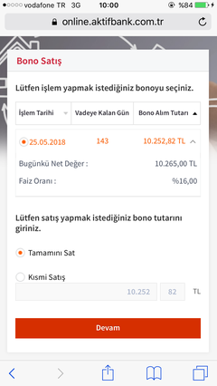 Aktifbank Nkolay Bono faiz oranı %18,50