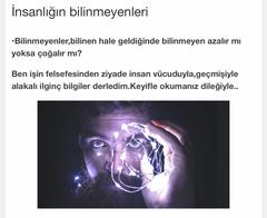 İnsanlığın bilinmeyenleri