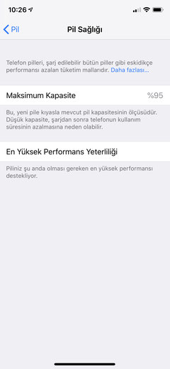 Pil Sağlığımızı paylaşıyoruz (iOS 11.3)