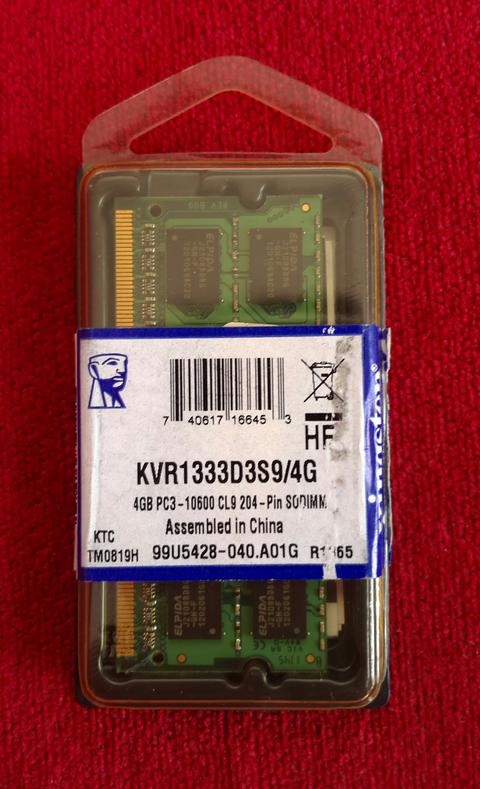 Kingston KVR1333D3S9-4G DDR3 CL9 Ram Bellek