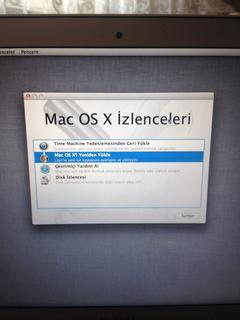  MacBook Air'e OS X Kuramıyorum...