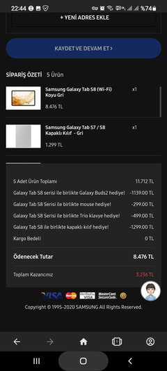 SAMSUNG GALAXY TAB S8 / S8+ / S8 ULTRA KULLANICILARI [ANA KONU]