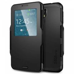  Spigen Slim Armor View Galaxy Note 3 Sview Koruma ve Samsung ince Sview Note3 Koruma Kılıfı