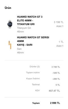 Huawei Watch GT3 [ANA KONU]