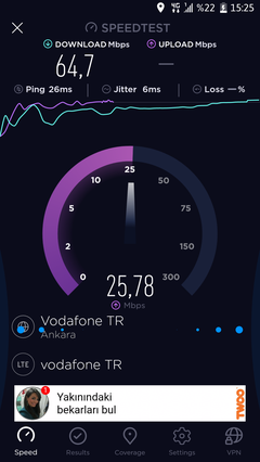 TÜM OPERATÖRLER 4,5G HIZ TESTİ [ANA KONU] 5G YE DOĞRU ADIM ADIM