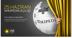 25 Haziran Wikipedia Açılışı