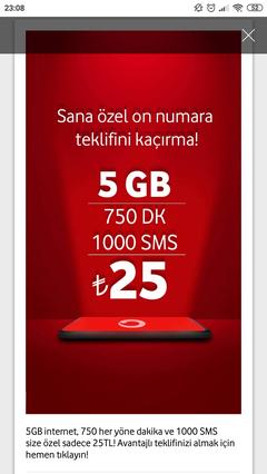 Faturasız Vodafone Kampanyalar ve Paket Tavisyeleri [ANA KONU]