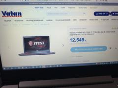 Msi GE72 7RD-037TR anakart,i7-7700 işlemci ve GTX1050 vga