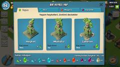  boom beach level 56 en iyi heykeller + 450 toz + 1500 elmas - 650 TL