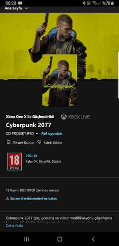 CYBERPUNK 2077 XBOX  [ ANA KONU] UPDATE 2.0 PHANTOM LIBERTY DLC