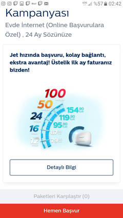Türk Telekom Evde İnternet Nisan 2020 yeni tarife fiyatları 