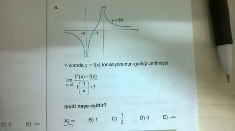 Apotemi'den Seçme LİMİT Soruları