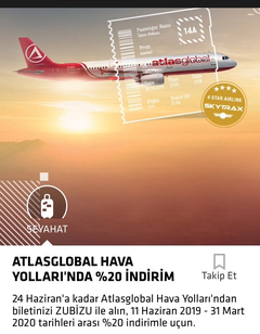 Zubizu ile atlasglobal %20 indirim