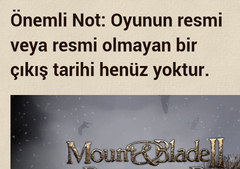  Mount&Blade II: Bannerlord (DİĞER KONUDAN DEVAM)