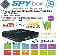 SPYBOX S9 UHD ANDROİD 5.1 UYDU ALICI
