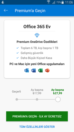 5 TB OneDrive Depolama Alanı Ücretsiz Edinin [Office Öğrenci]