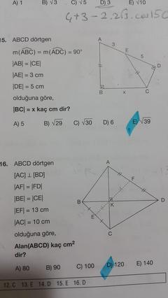  4 DÖRTGEN 2 ALTIGEN SORUSU