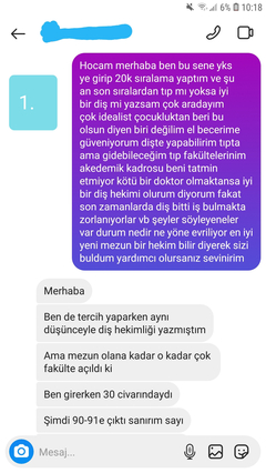 1.ağızdan çapa diş mezunları