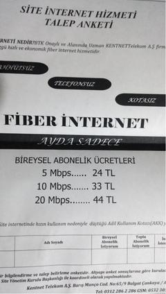  kentnet duyan,hizmet alan var mı? fiber için