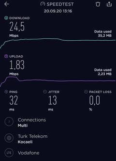 TÜM OPERATÖRLER 4,5G HIZ TESTİ [ANA KONU] 5G YE DOĞRU ADIM ADIM