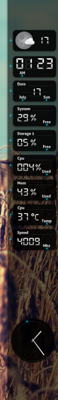  Rainmeter Suit Çalışmam