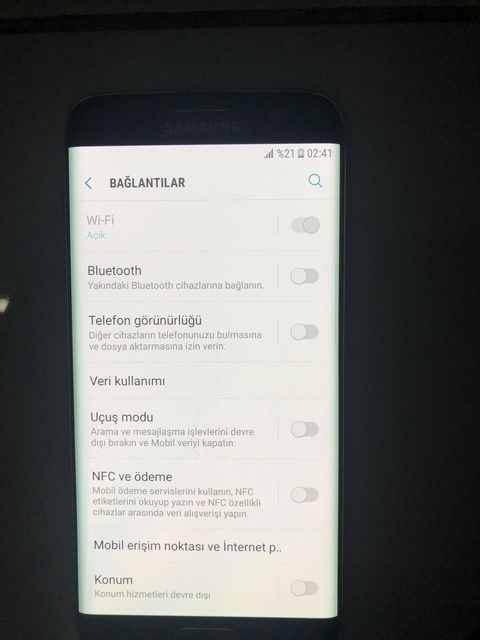 SAMSUNG S7 EDGE WİFİ PROBLEMİ
